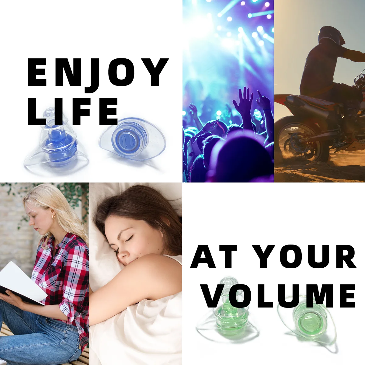 27dB Noise cancelling earplugs ear plugs for sleeping and concerts  Noise Reduction Earplugs