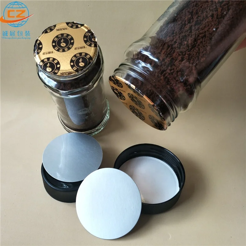 Bottle induction sealing lids cap liners