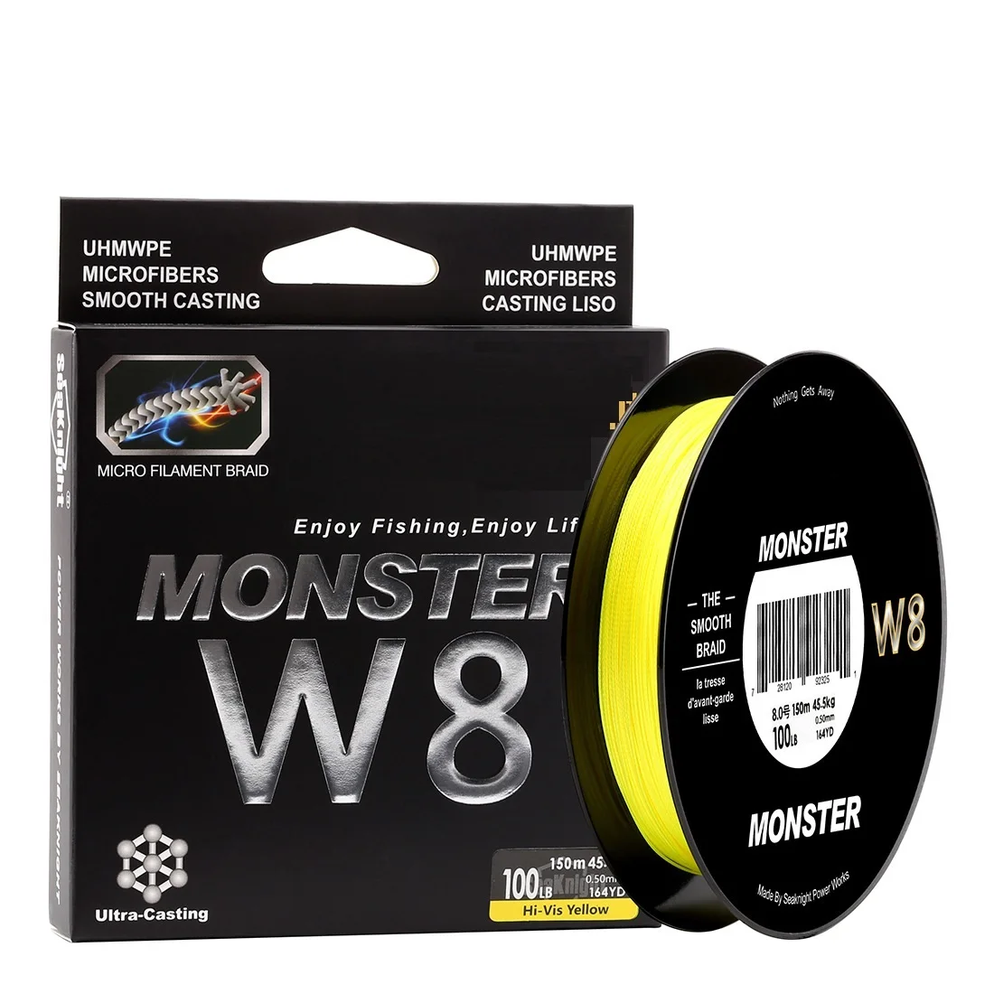 8 Braid/300M 3 colors super strong Braid fishing line 10-60LB Diameter 0.14-0.4 PE fishing line