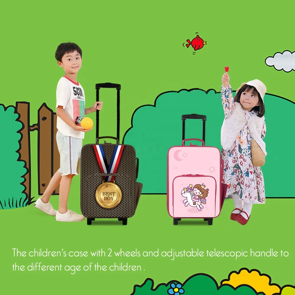 Football Printed Luggage Custom All Over Print Travel Suitcase for Children