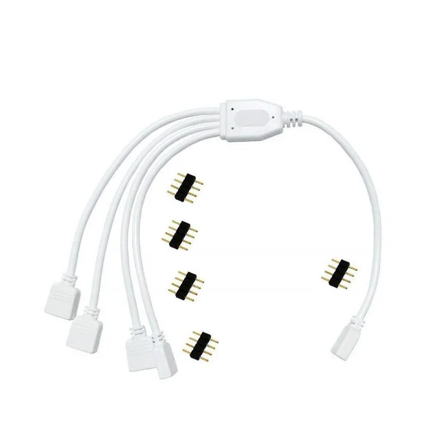 10mm led strip light 4pin quick connector 5050 led strip light rgb