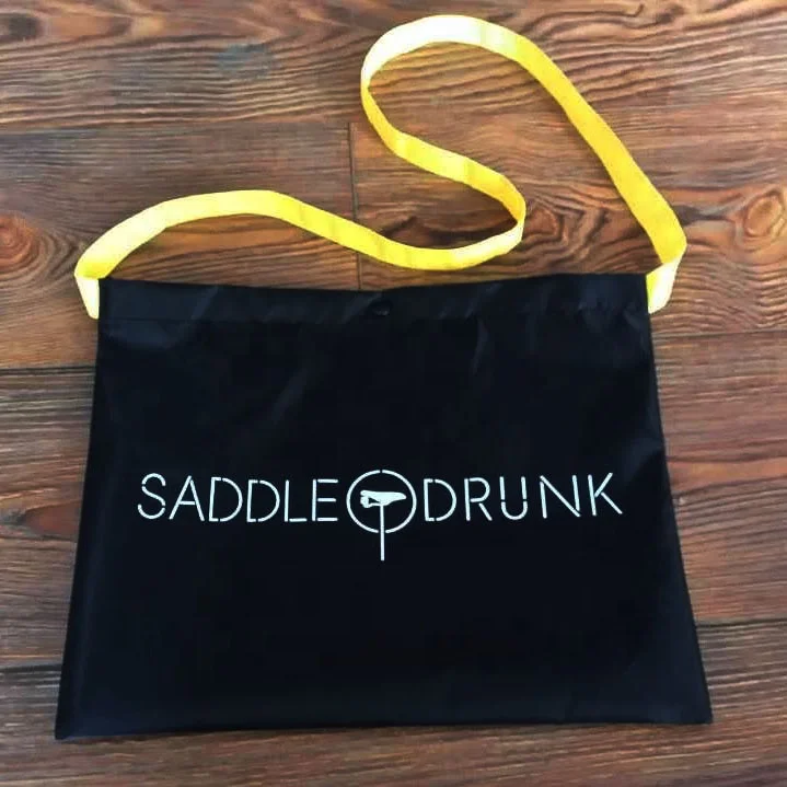 Heavy Fabric Mountain Bike Tour France Lake  Outdoor Shoulder Food Feeding Bag Cycle Bag Cycling Musette  Bag