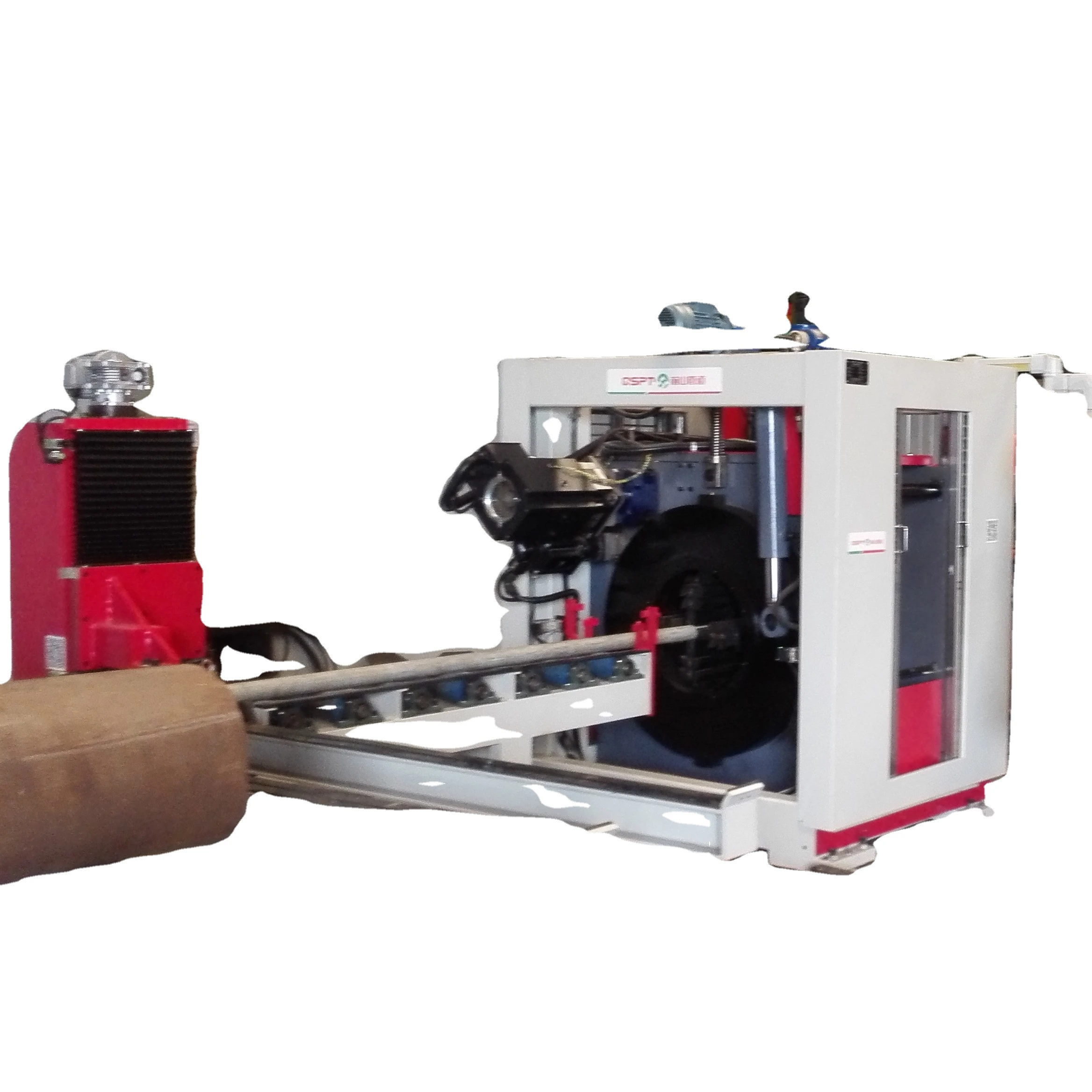 Роликовый стендовый станок для резки и полировки труб высокого давления