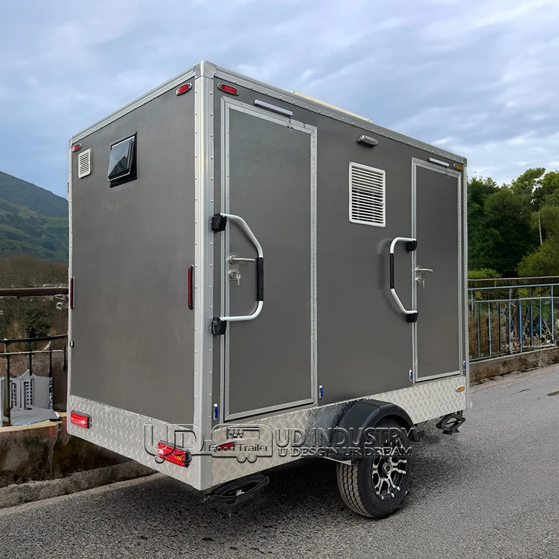 Customized  Prefab Public Portable Mobile Camping Outdoor Bathroom Restroom  Portable Toilet  And Toilet CabinFor Sale
