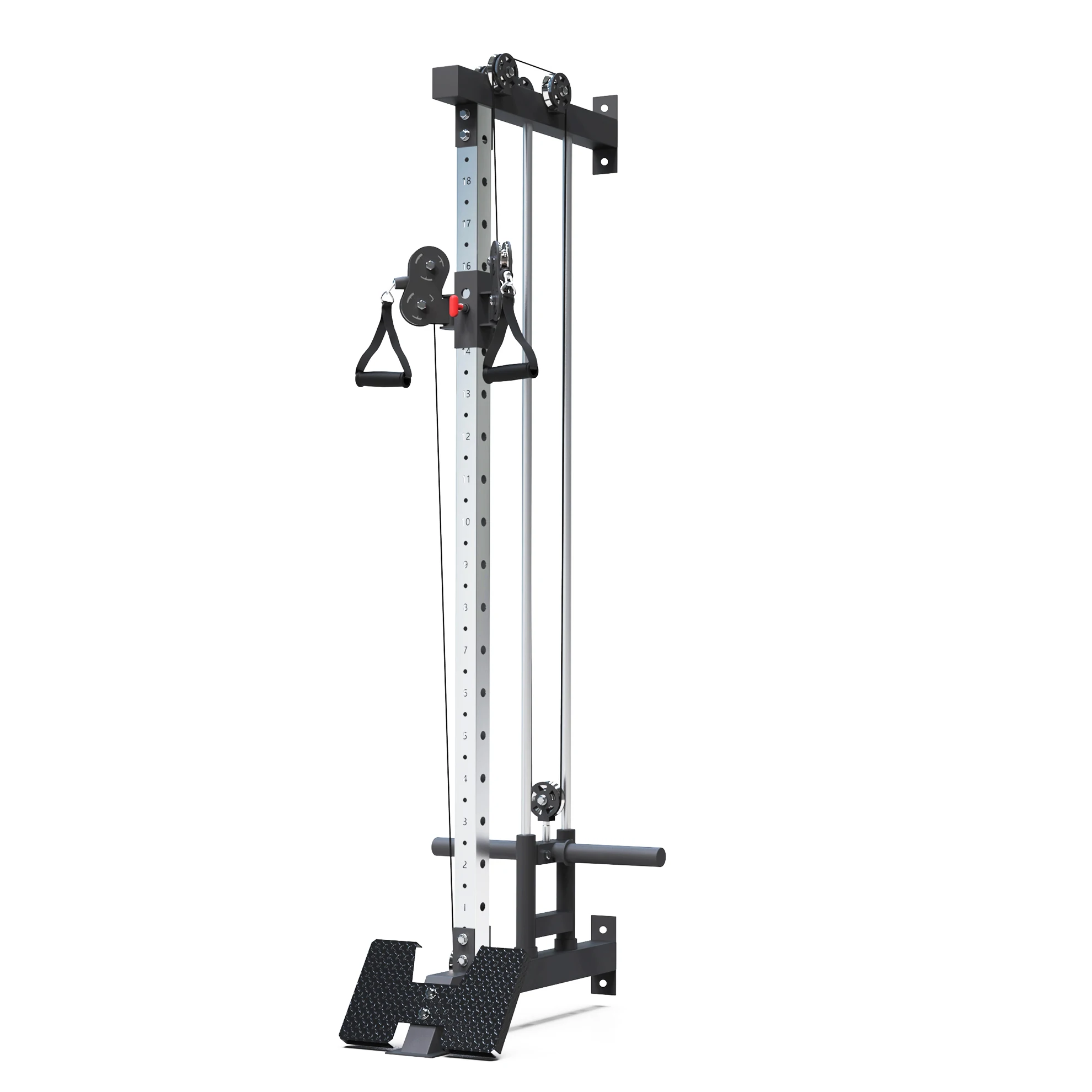 Crossmax Fitness  Power  Rack Wall Mount  Plate Loaded Machine Accessories  Power Cage Lat Pull Down
