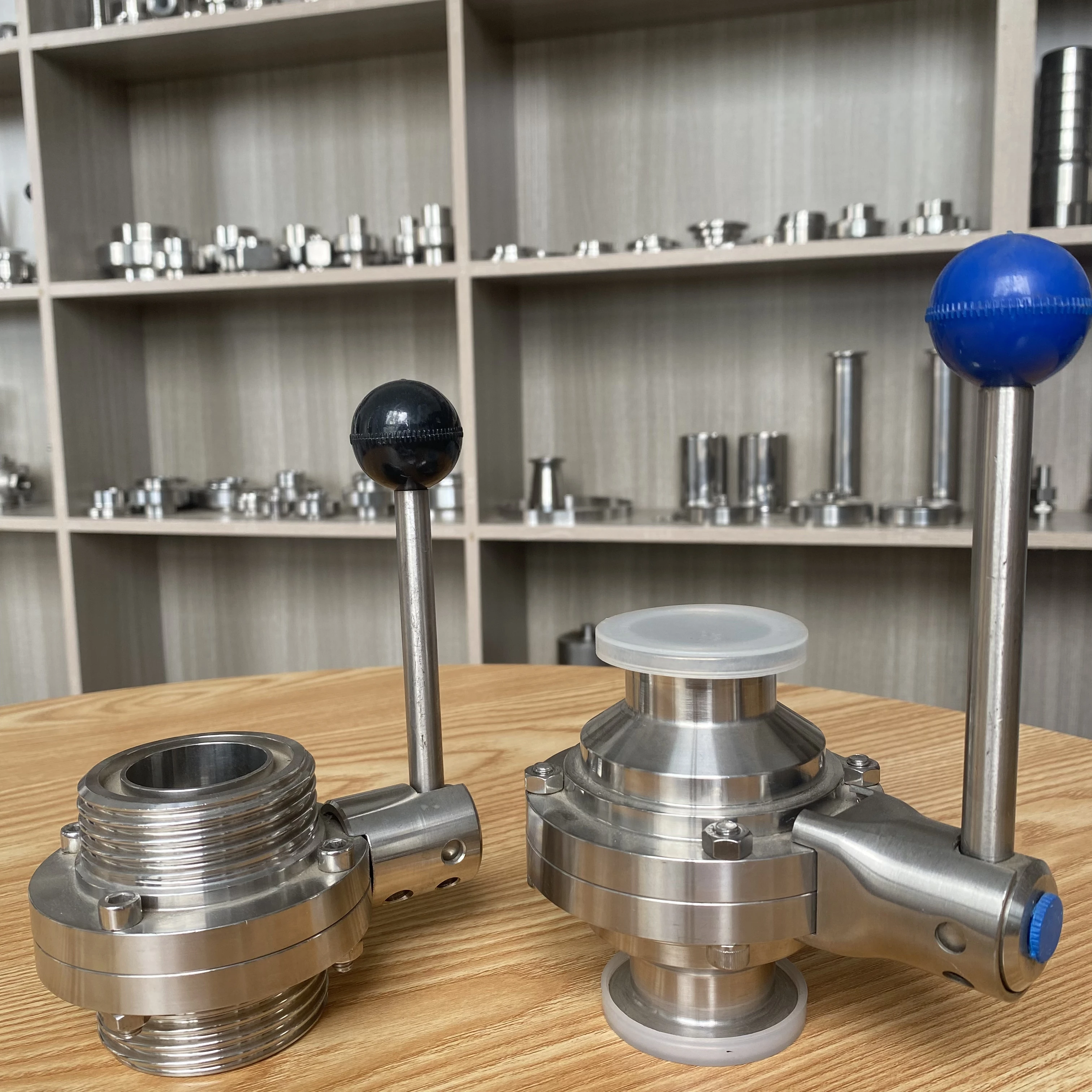 Top Quality Sanitary stainless steel T-Clamp Butterfly Valve