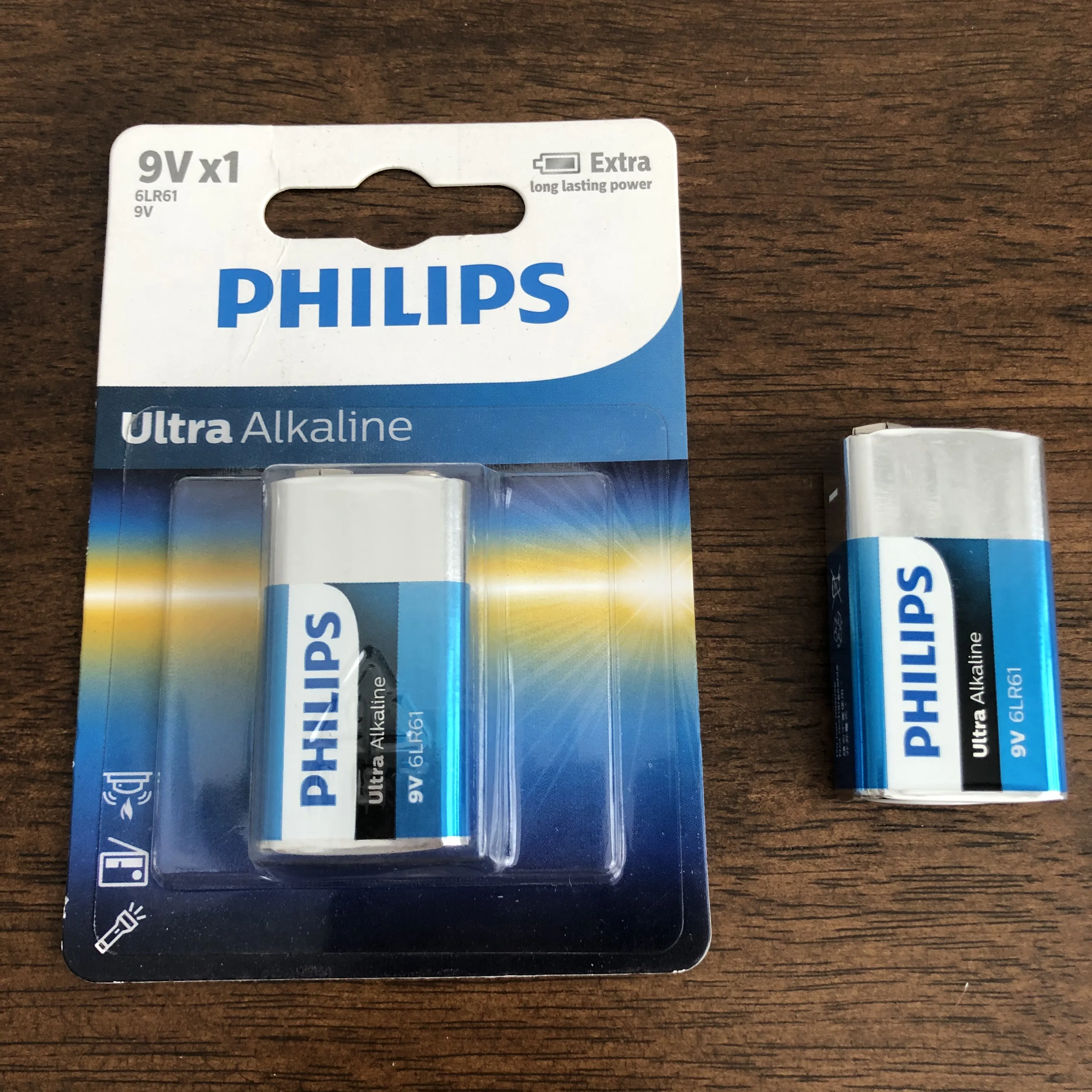 Wholesale Eco-Friendly Radio High Capacity 6LR61 Philips Ultra Alkaline 9V  Battery