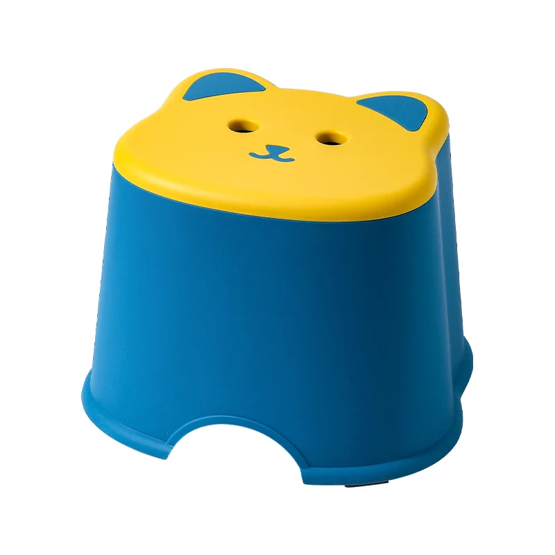 Lovely Cartoon Stool Plastic Colorful Children Round Stool