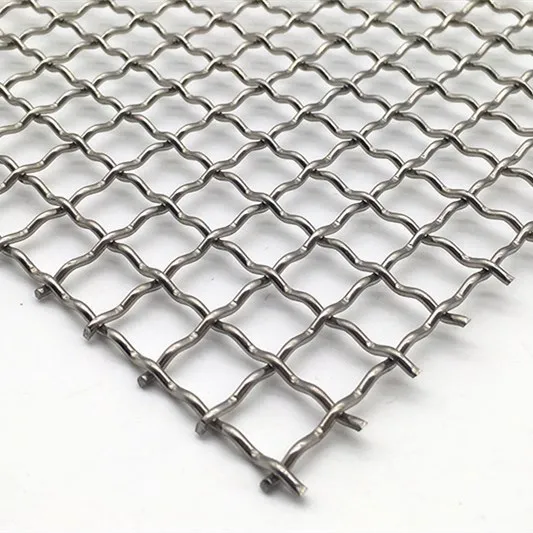 Building Material Stainless Galvanized Steel Crimped Mesh Mining Screen Wire Mesh