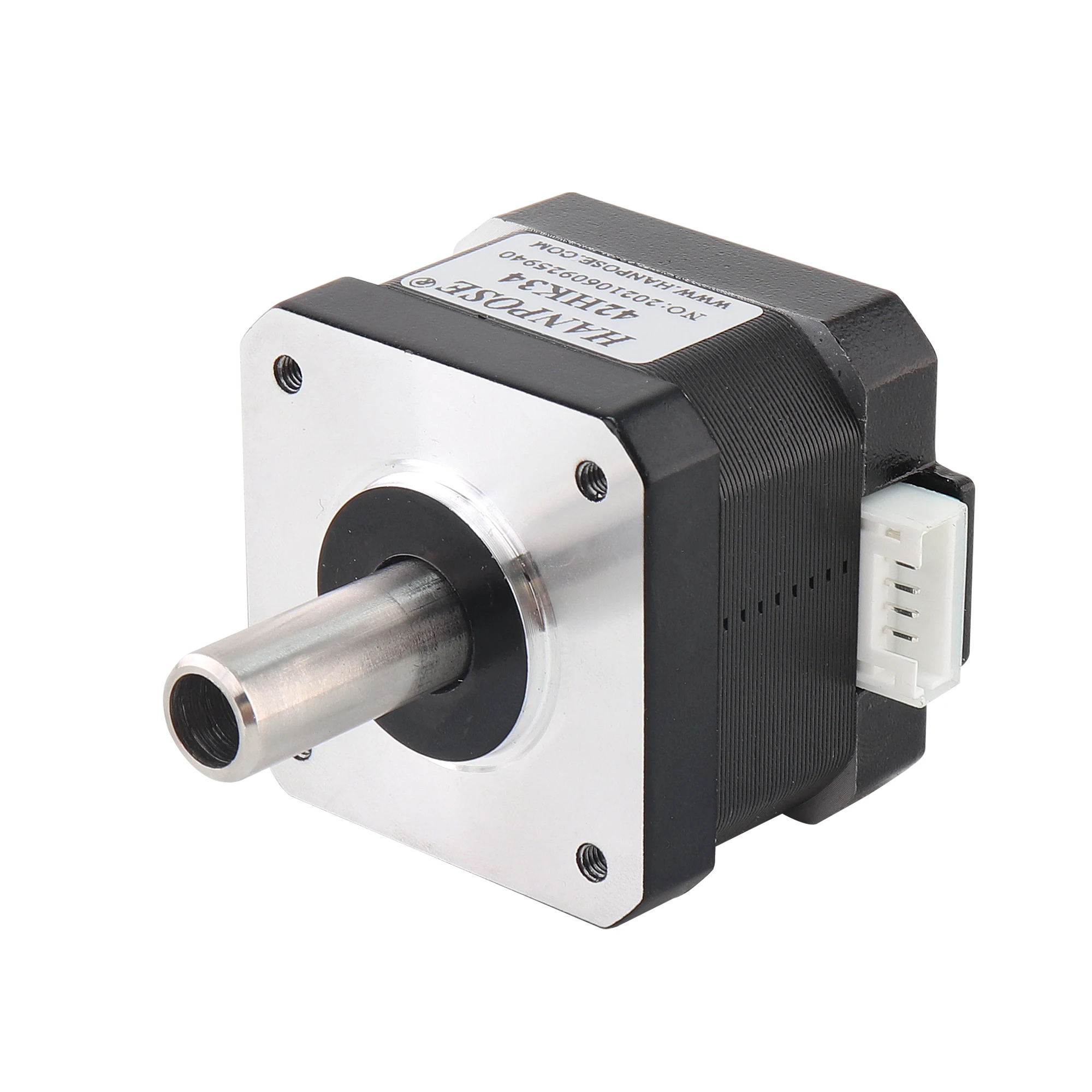 HanBuild Nema17 Stepper Motor 1.3A 28N.CM 42HK34 Hollow biaxial motor 4-lead for CNC 3D printer 42 double shaft motor