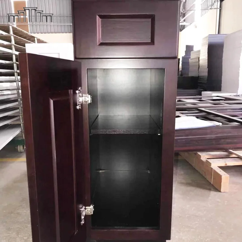 Factory Automatic Production Wholesale Modular Solid Wood MDF Cyber Grey Navy Blue Paint Kitchen Cabinets Unit Modern Furniture