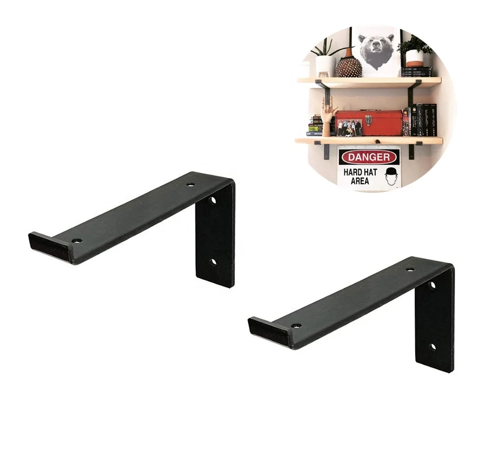 Celia Float Shelf Hidden Metal Shelf Brackets 90 Degree Z Shape Mounting Bracket