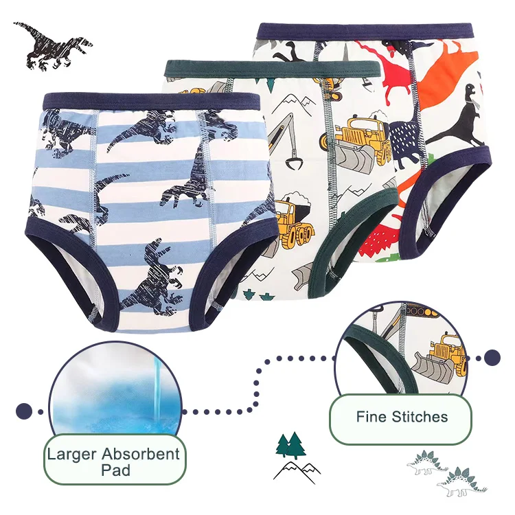 Natucare BSCI Toilet Cotton Training Pants Kids Cloth Diaper Training Pants Anti-Leak Washable Reusable