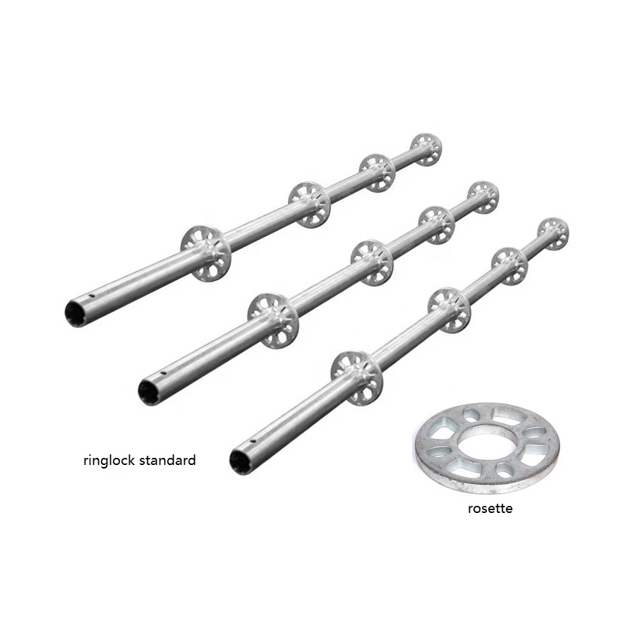 Direct factory cheap price ring lock scaffolding ledgers/standards for construction for sale