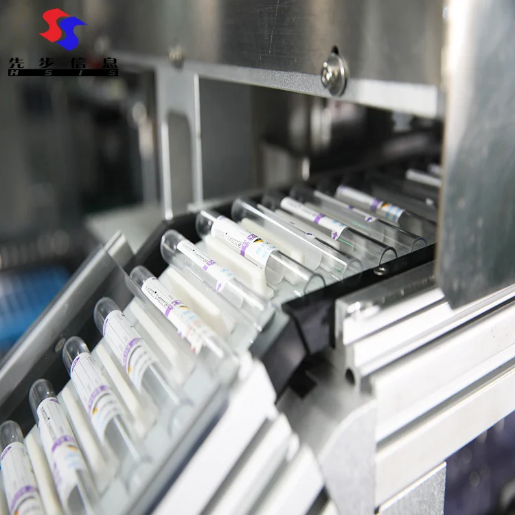 PET Tube Production Line  Of Automatic Blood Collection EDTA / Sodium Citrate Tube Machine