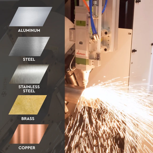 Wattsan 1325 E Raycus MAX Photonics IPG 1500W 6000W Aluminium Steel brass laser metal cutting machine 2000w laser power