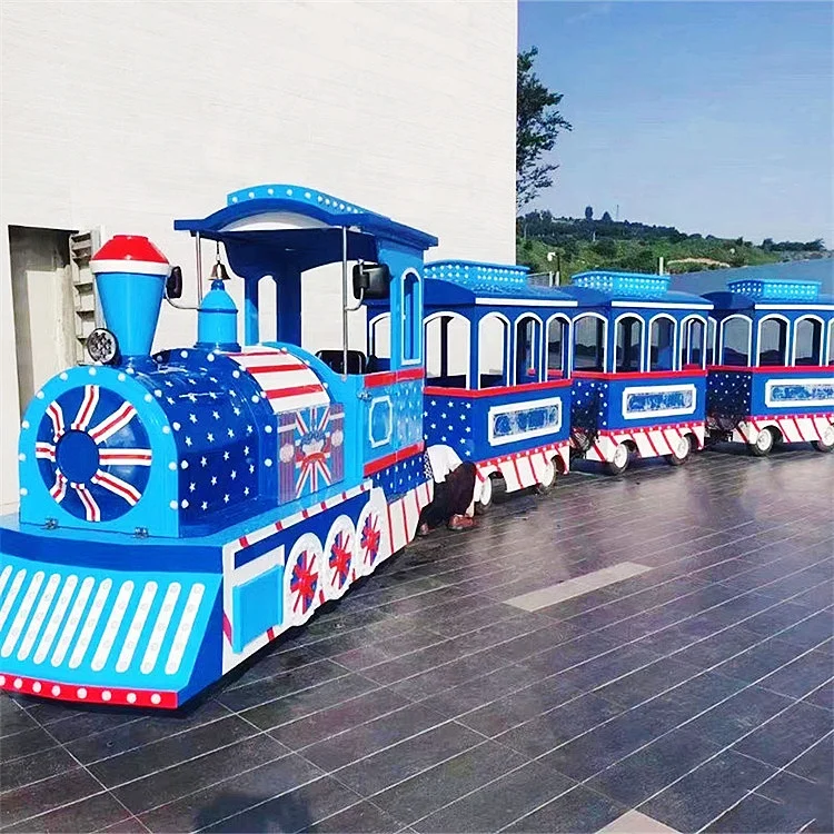 Great Money Maker Commercial Shopping Mall 24 Seats England Electric Trackless Train for Children & Adults