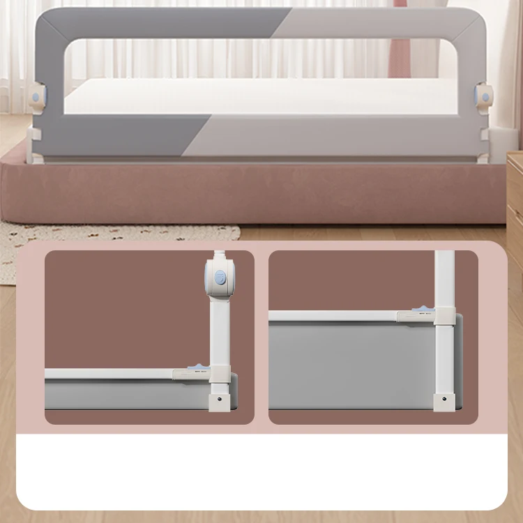 Factory Price Foldable Swing Baby Bed Guard Bumper Chinese Foldable Baby Bed Rails For Baby