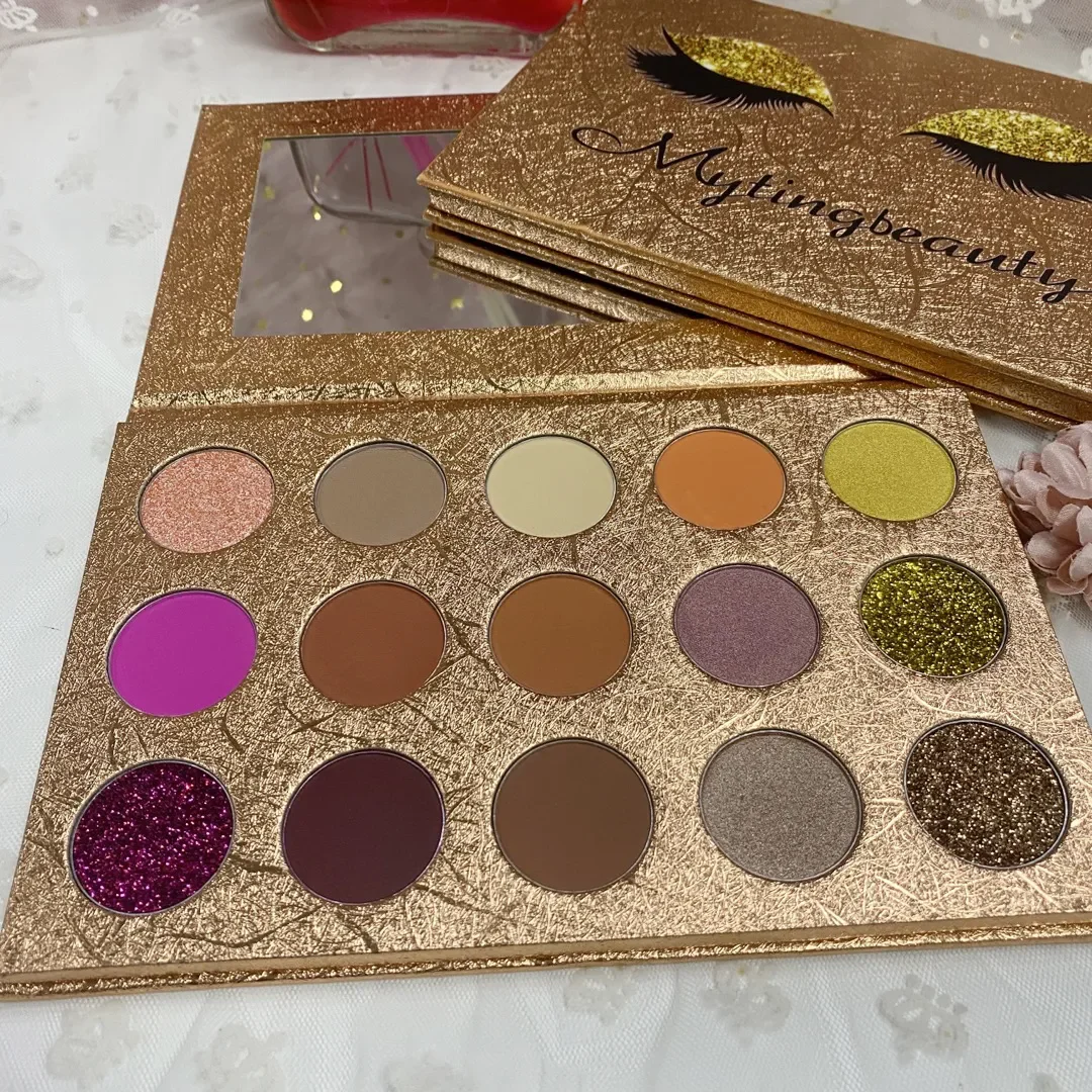 Custom Eyeshadow Palette Professional Matte Eyeshadow Makeup 15 Color Cheap Price high pigmented Eyeshadow Palette Wholesale