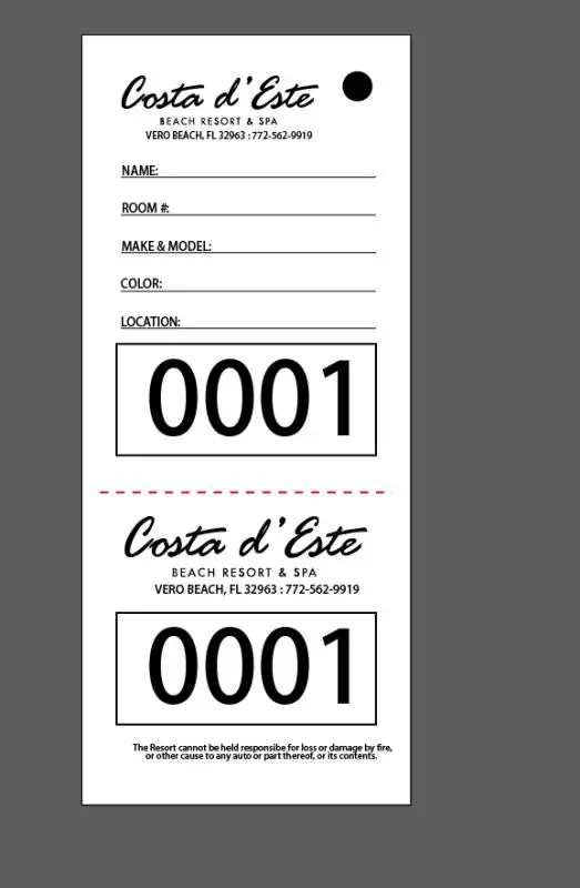 Easy To Tear Serial Number Luggage tags With Convenient Swing Labels