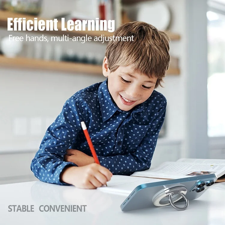 Factory Free Sample removable metal magnetic magsaf finger grip stand for magsafe mobile phone ring holder for iphone 12 13 14