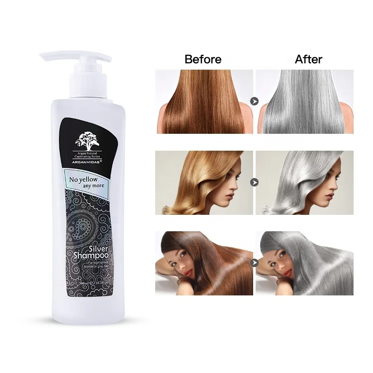  Бессульфат мерцающий светло-фиолетовый серебристый окрашивающий тонер тонировка частная этикетка нет желтый фиолетовый шампунь для светлых волос