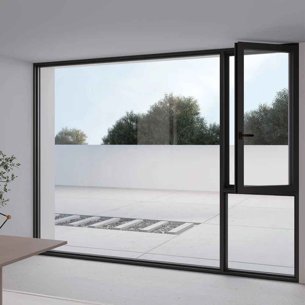 CASALANDER Aluminium Glass Casement Windows Design Soundproof Double Glazed Insulated High Impact Aluminum Window