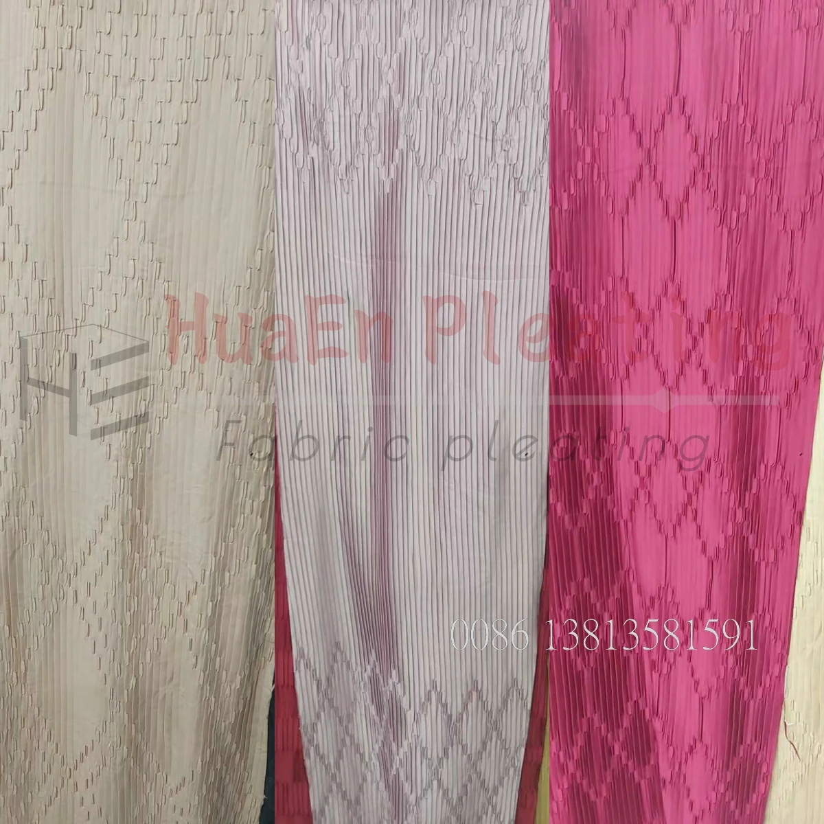Manufacturer Changzhou HuaEn Factory Flat vertical loom HE-217-T princess pleater organza fabric production device