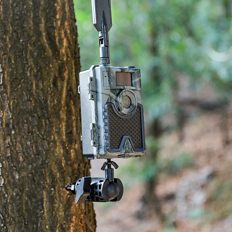 CS07 Fast Tree Mounting Bracket Hunting Camera Holders Wall Mount with 1/4' 3/8' Screw Adapter