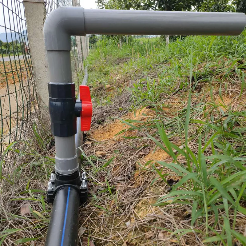 HDPE PP трубы оросительный фитинг седло зажим для сельскохозяйственных ирригационных систем