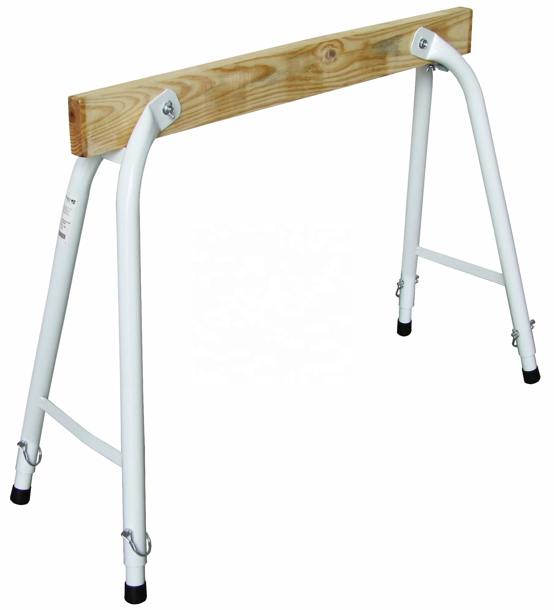 DX-2040 Adjustable steel bow set 2 pcs, Tall Metal saw horse trestles Steel wood platform Wood bench for sawing wood