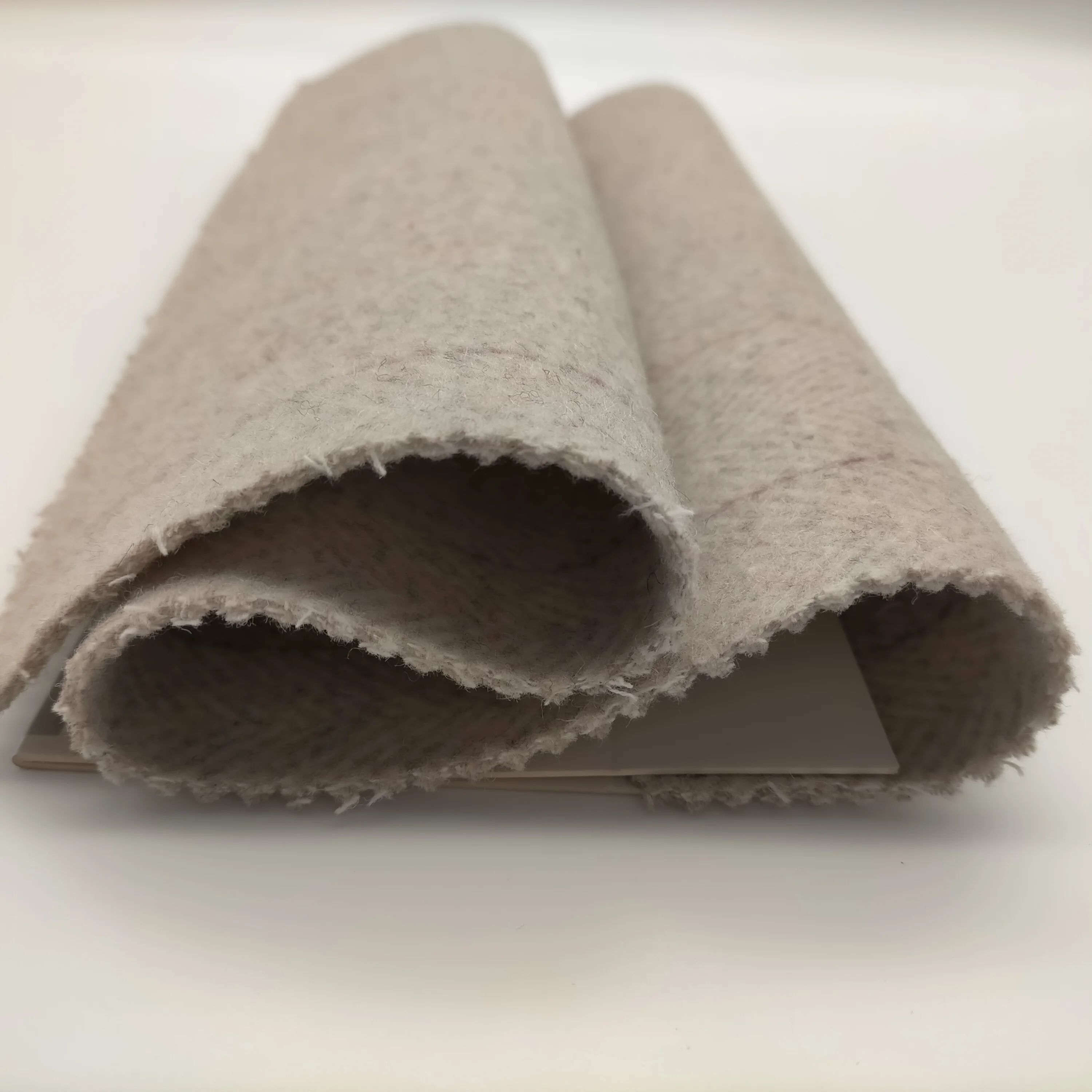 wool Double sided abaya fabric printed for Winter warm coat wool coat