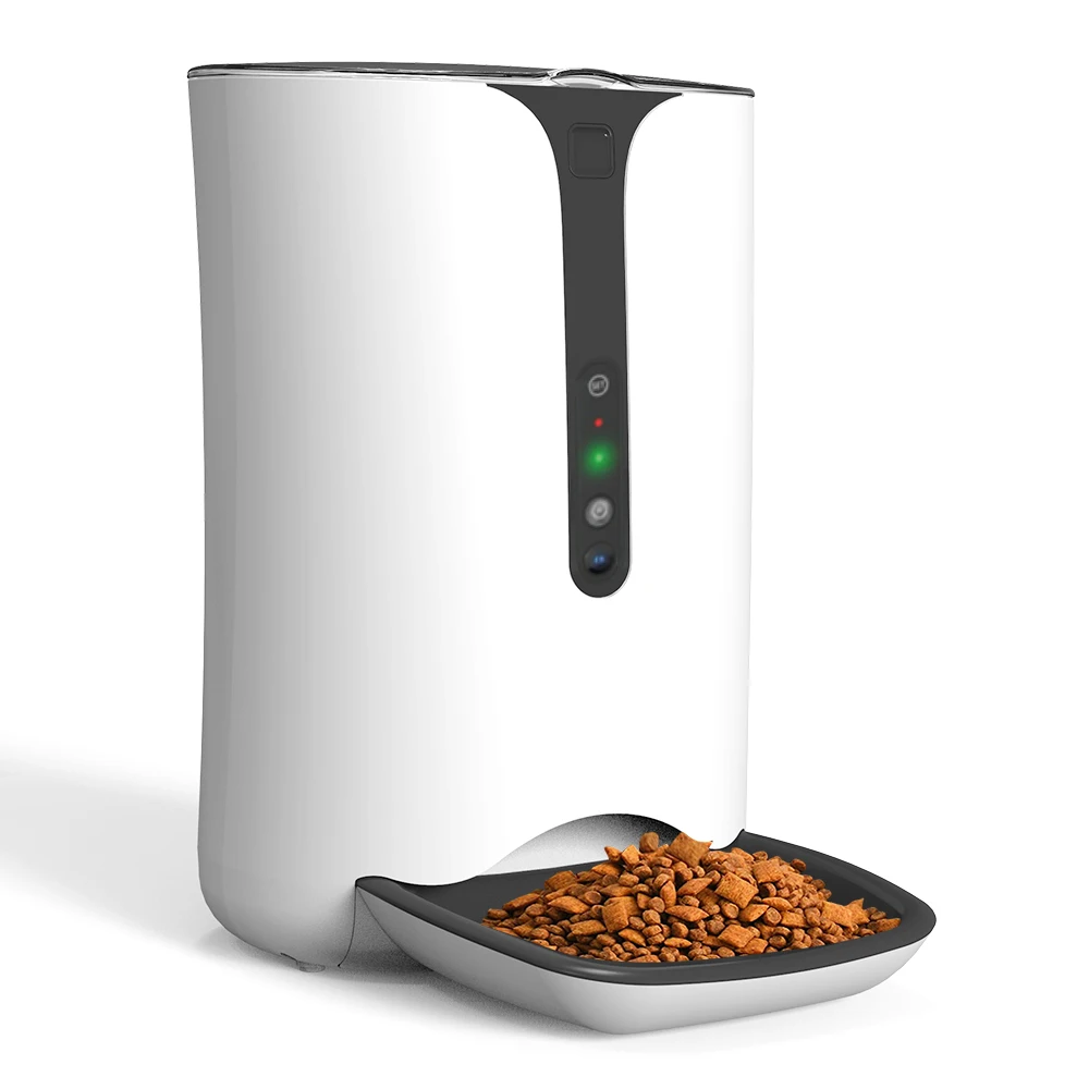 Wholesale Wifi/Video/APP Smart Automatic Dog Cat Pet Feeder Intelligent Electric Puppy Kitty Food Treat Dispenser Feeding Bowl
