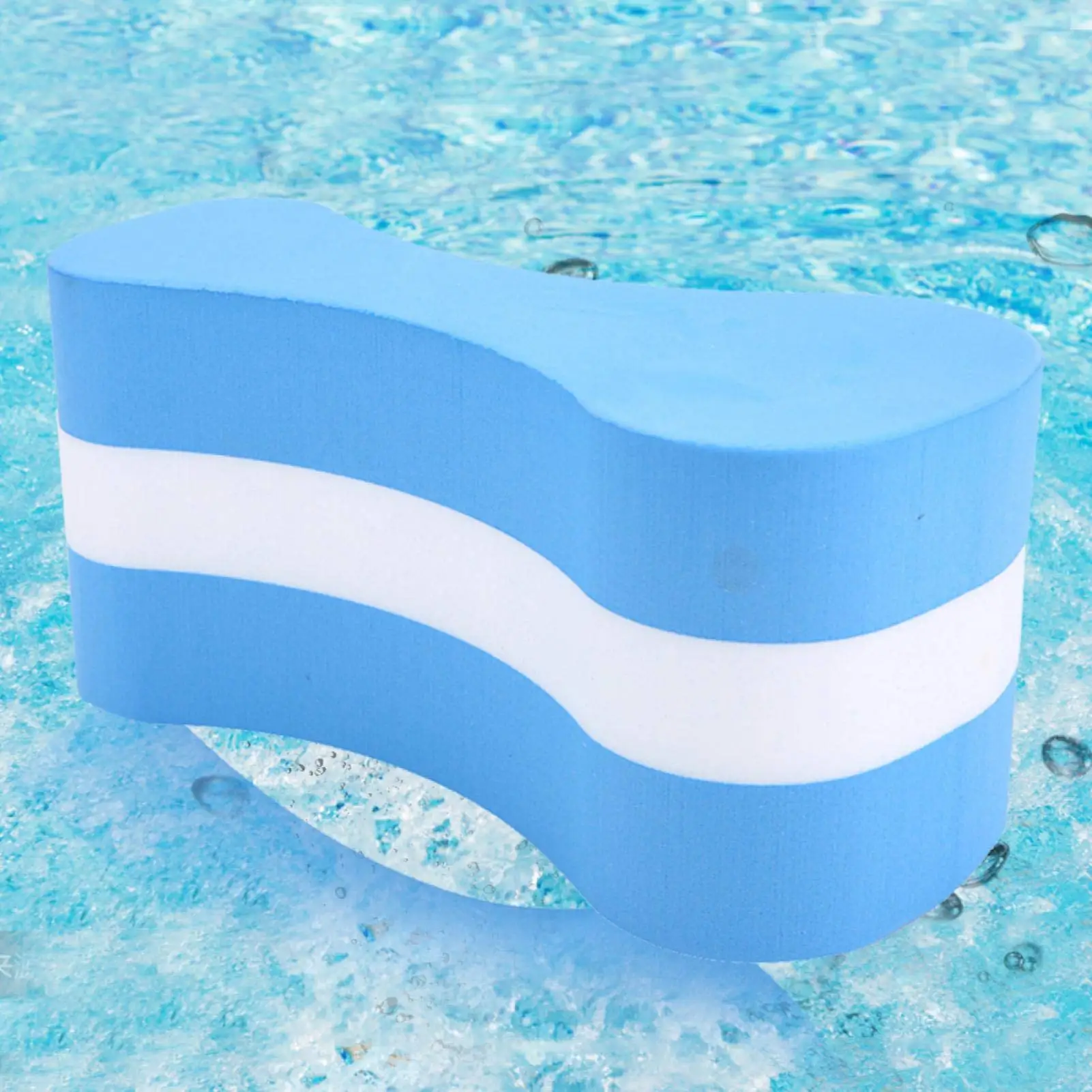 Swimming Pool Training Aid Kickboard Upper Body Strength 3 Later EVA Pull Buoy Leg Float