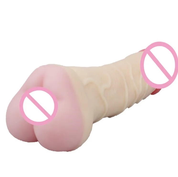 3D Realistic Dildo Sex Toy Mini Ass Pocket Double Hollow Unisex Adult Dolls for Men Women