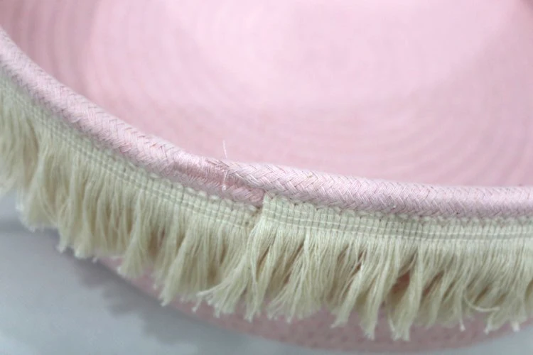 Popular Amazing Quality Round Rope Advanced Pet Luxury Pet Sofa Cool Rattan Pet Bed For Living Room