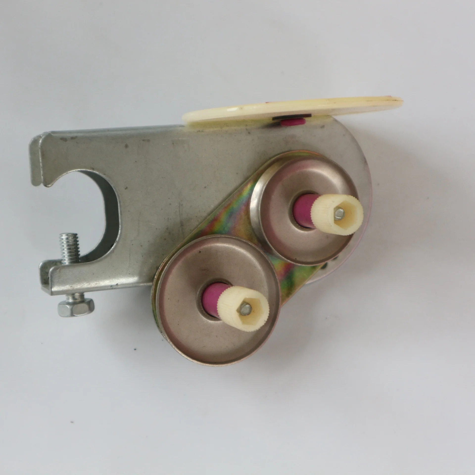 Double column tensioner tension adjustment textile machine accessories double column cotton yarn with iron two column tensioner