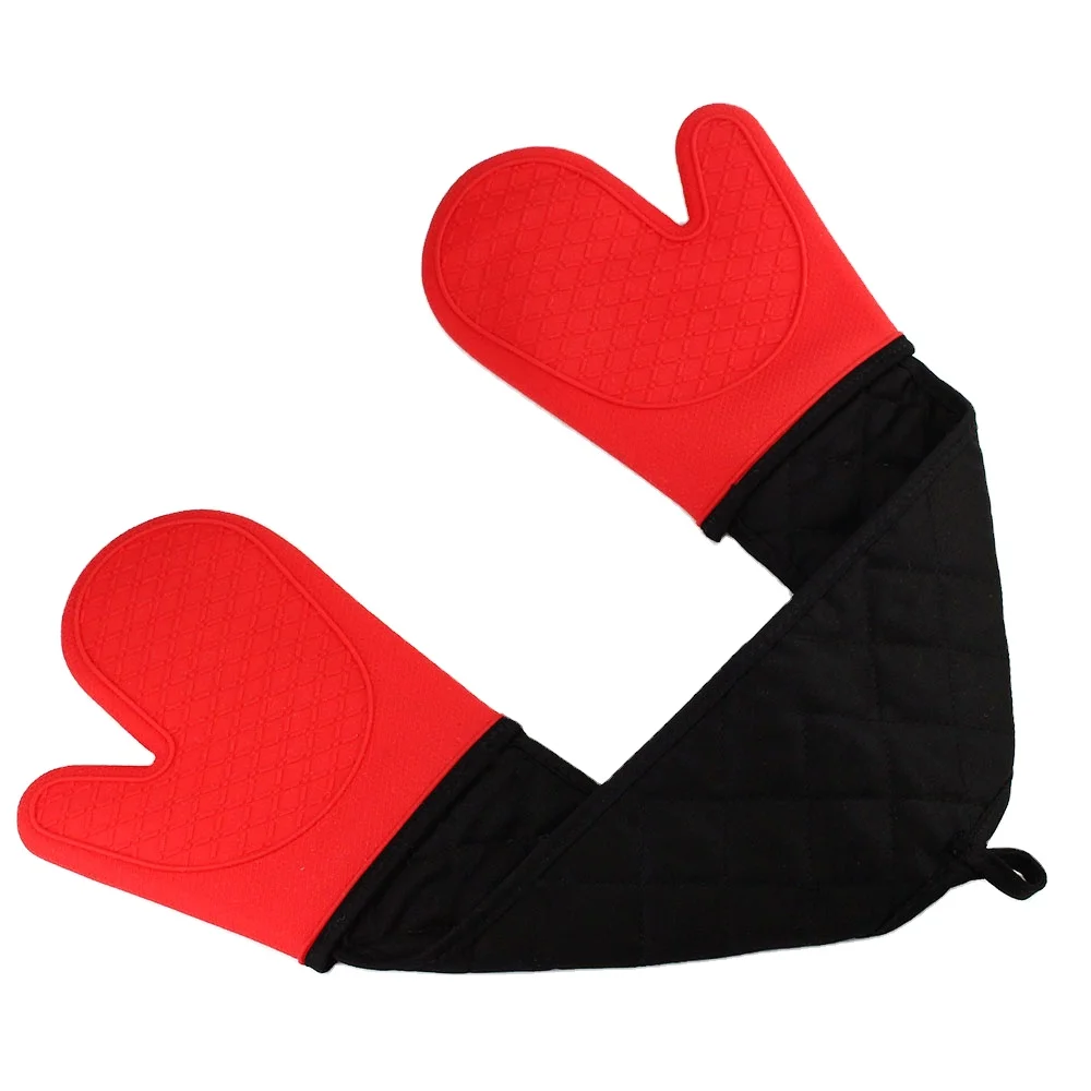 Heat Resistant Kitchen Gloves BBQ Gloves Anti-Slip Durable Cooking Gloves Waterproof