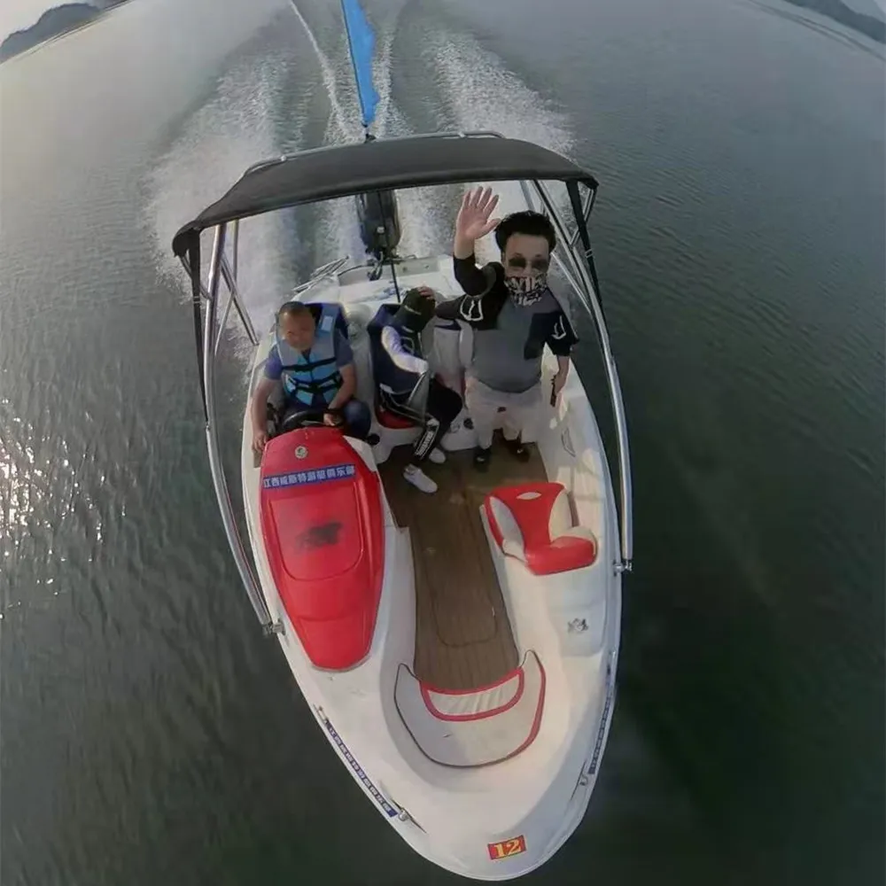 Quality yachts 4 seater 6 seater 8 seater Luxury Aluminum Fishing Boat Motor Boat