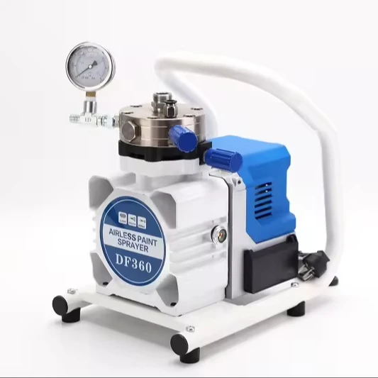 Df360 Brushless Motor Electric Diaphragm Pump Small Size Large Power Spray Guns Airless High Pressure Paint Sprayer for Wall