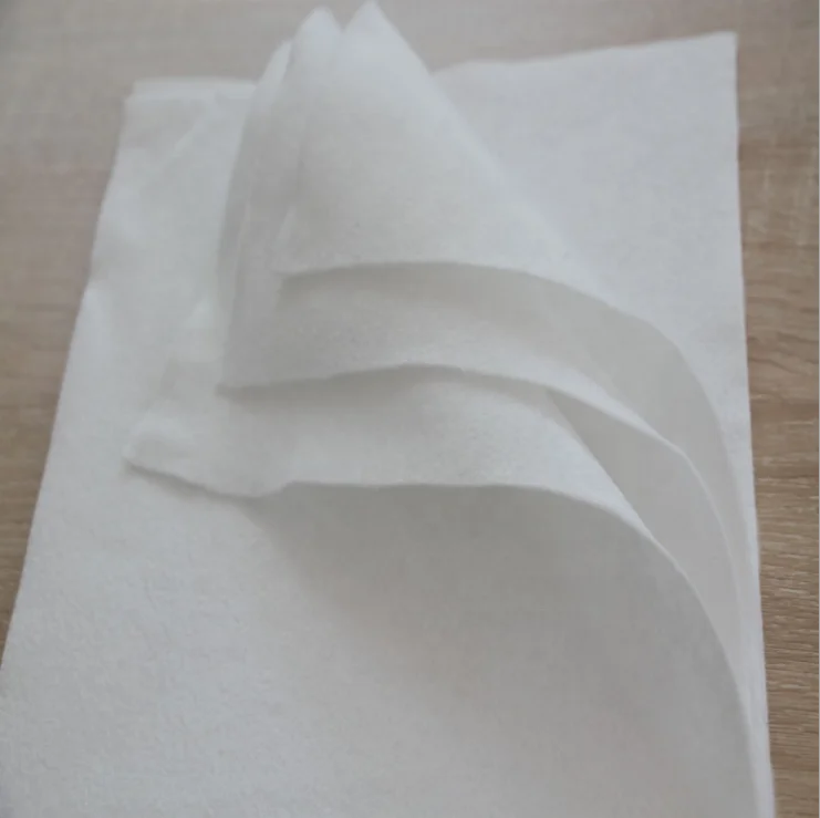 
Factory customized pet white polyester hot pressed needle punched felt 