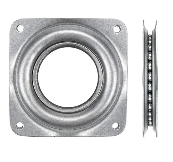 3 inch Square Rotating Swivel Plate Metal  Bearing Turntable Lazy Susan