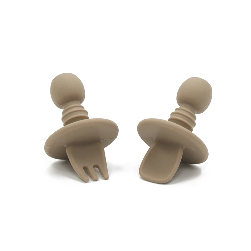 100% Food Grade Soft and Flexible Feeding Utensil Silicone Baby Spoons