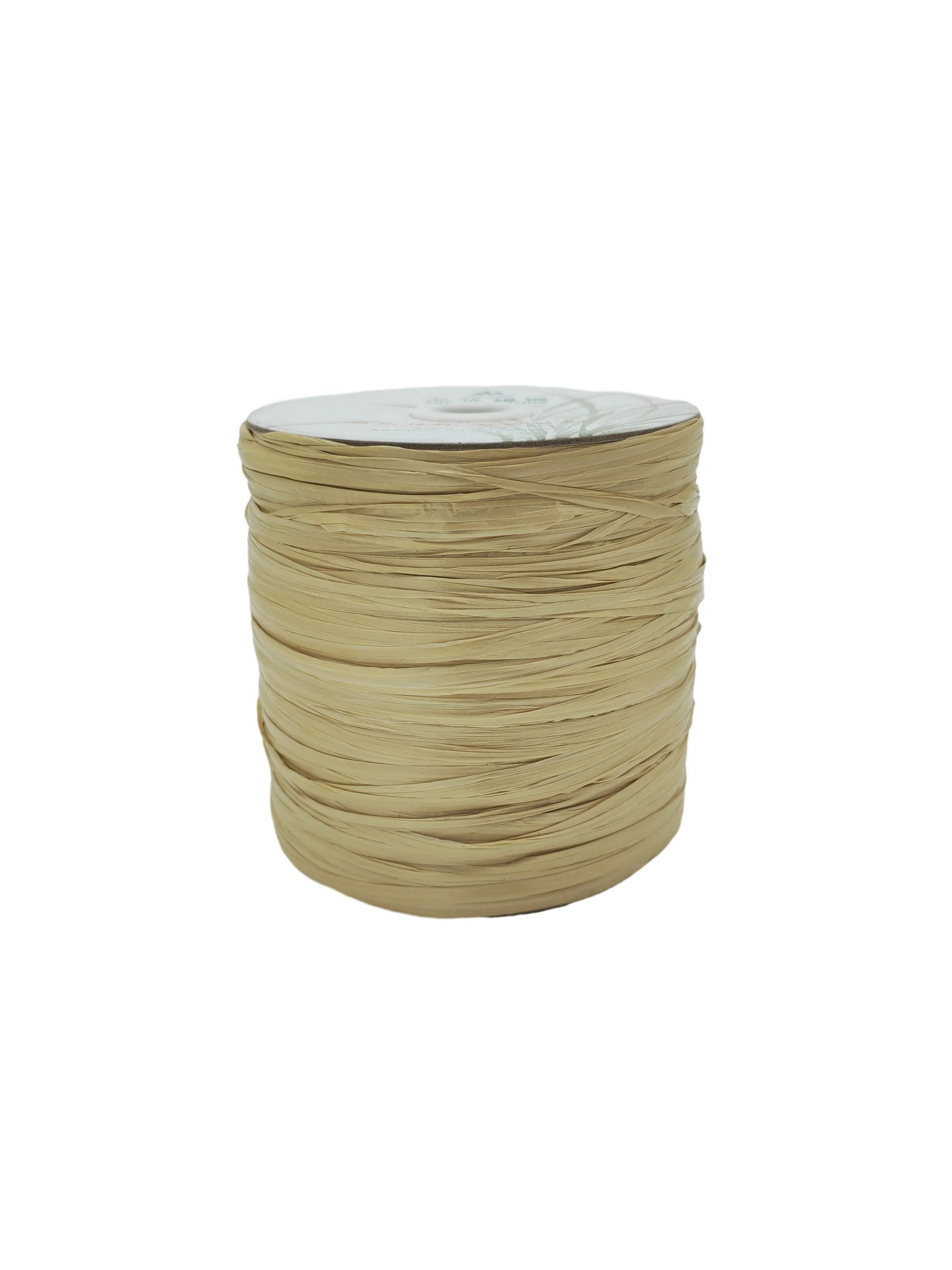 Sustainable Customized Environmental-friendly matte Color PP twist yarn raffia fiber rope 080 Grain