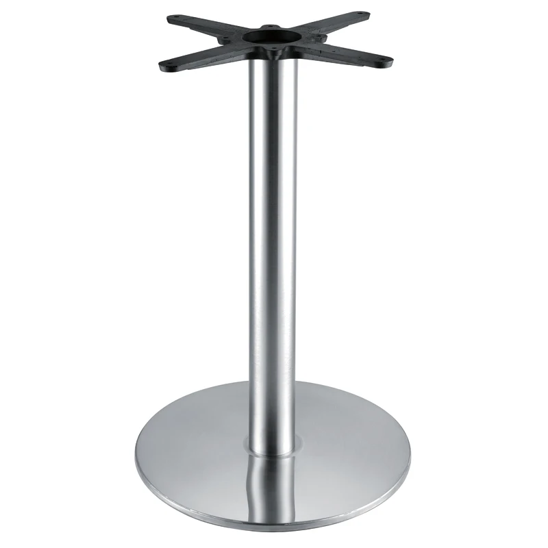 Restaurant industrial crank trumpet wrought metal coffee cast iron dining table base