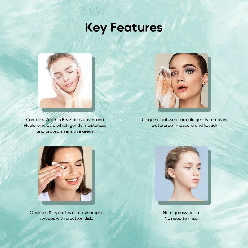 All in 1 Micellar Cleansing Water makeup remover water cleanser gentle without overdrying Cleansing Water