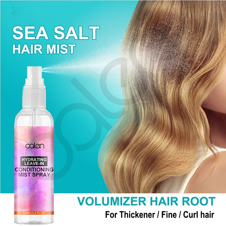 3OZ Private Label Anti Frizz Nourishing Black Hair Mist Spray Water Sprayer Hairdressing Bottle Continuous Silk Mist Hair Spray