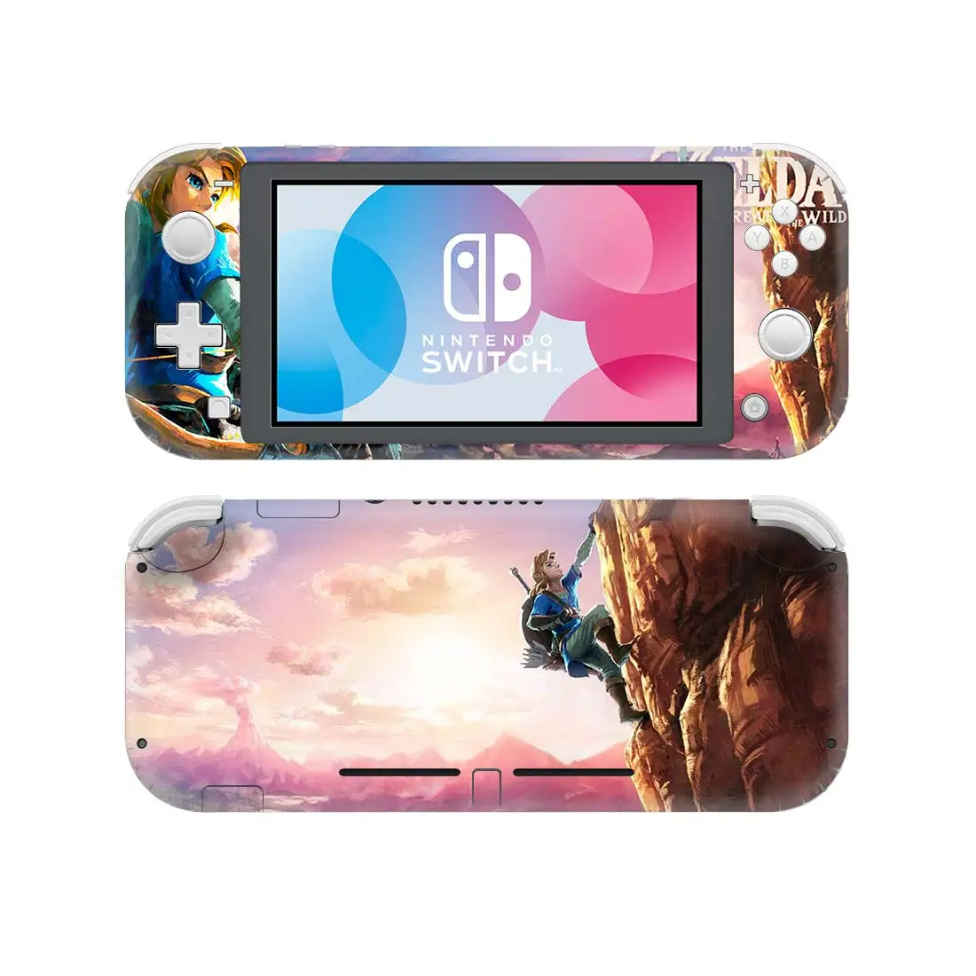 Customized The Legend of Zelda Breath of the Wild Hyrule Warriors Age Of Calamity Nintendo Switch Lite Skin sticker
