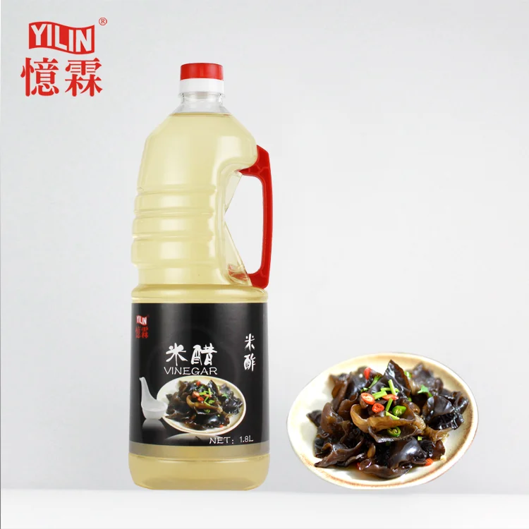 rice Vinegar Chinese 1.8l White Bottle Item Packaging Color Liquid seasoning sour Japanese flavor rice vinegar