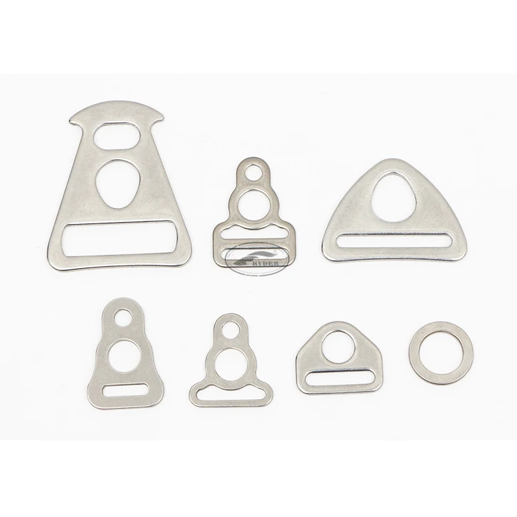 Assorted Stainless Steel Tent Accessory Factory  Awning Buckle Supplier  3 Holes Camping Tent Pole Tip Hook Manufacturer